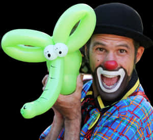 Flower Clown For Parties - Cartoon, HD Png Download PNG