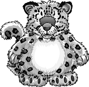 Club Penguin Rewritten Wiki - Snow Leopard, HD Png Download PNG image with transparent background