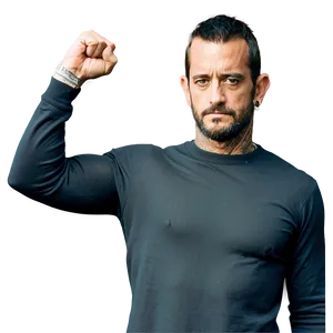 Cm Punk Fist Raise Png Amm41 PNG Image