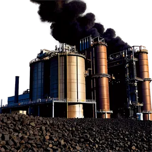 Coal Burning Power Station Png 2 PNG Image