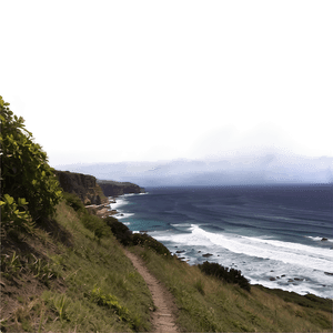 Coastal Cliff Path PNG 15 PNG with transparent background