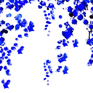 Cobalt Blue Confetti Fall Png 36 PNG Image