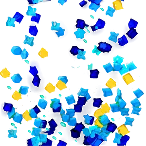 Cobalt Blue Confetti Fall Png Jxa30 PNG Image