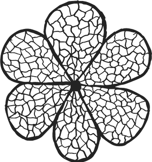 Cobblestone Flower Pattern Graphic PNG