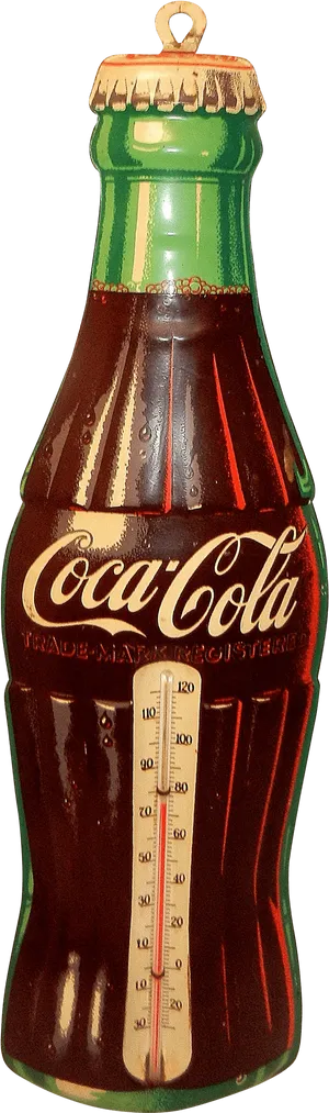 Coca Cola Bottle Thermometer PNG Image