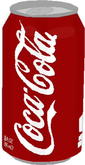 Coca Cola Can Classic Design PNG Image