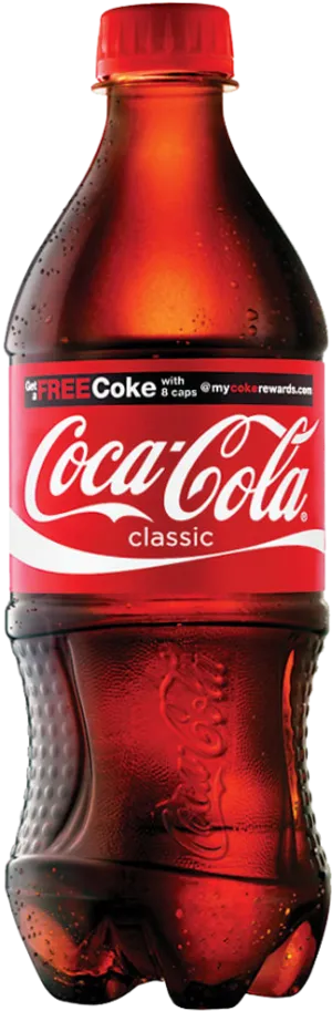 Coca Cola Classic Bottle PNG Image