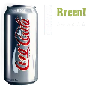 Coca Cola Light Can Art Png Ger PNG Image