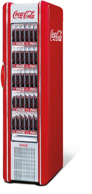 Coca Cola Vintage Refrigerator PNG Image