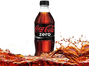 Coca Cola Zero Splash PNG Image