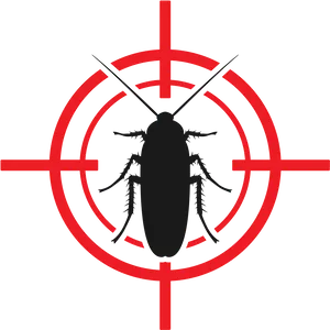 Cockroach Target Silhouette PNG Image