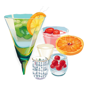 Cocktail Garnish Ideas PNG lna PNG