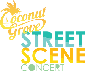 Coconut Grove Street Scene Concert Logo PNG Image