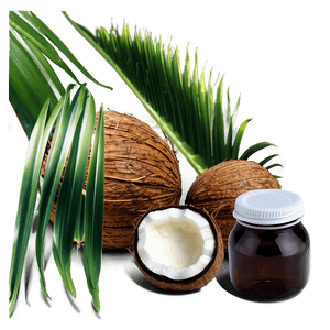 Coconut Oil Cooking Oil PNG 06262024 PNG with transparent background