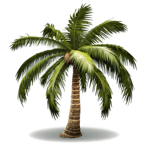 Coconut Tree on Island PNG idy PNG