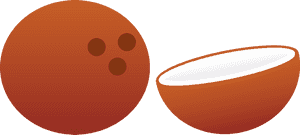 Clip Art Coconut Clip Art - Coconut Clip, HD Png Download PNG with transparent background