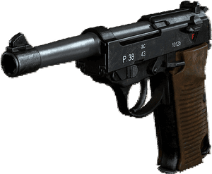 Cod Walther P38 - Call Of Duty, HD Png Download PNG image with transparent background