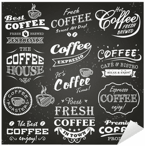Collection Of Coffee Shop - Coffee Shop Chalkboard Design PNG image with transparent background
