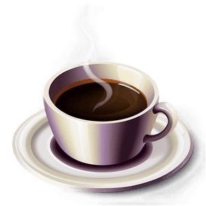 Coffee Cup on Saucer PNG 1 PNG