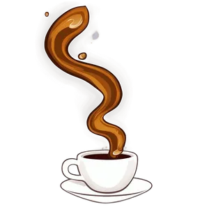 Coffee Splash Art Png 15 PNG Image