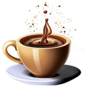 Coffee Splash Cartoon Png Lpu20 PNG Image