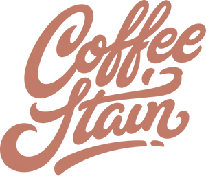 Coffee Stain Logo Design PNG Image