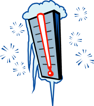 Cold Temperature Weather Clip Art Winter - Cold Thermometer Clip Art, HD Png Download PNG image with transparent background