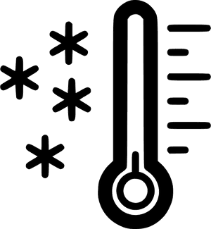 Frost Snowflake Snow Cold - Temperature Icon Transparent, HD Png Download PNG image with transparent background