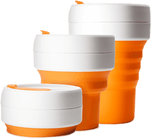 Transparent Styrofoam Cup Png - Stojo Collapsible Cups, Png Download PNG with transparent background