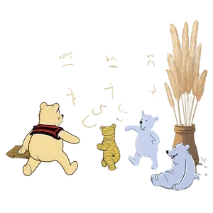 Collectible Classic Pooh Art Png 86 PNG Image