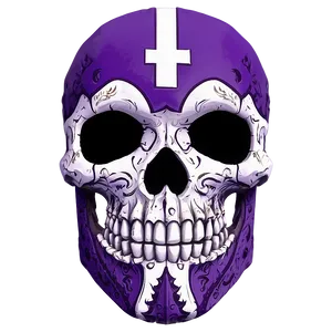 Collectible Purple Skull Trooper Art Png Gio26 PNG Image