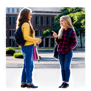 College Campus Scenery PNG 05242024 PNG
