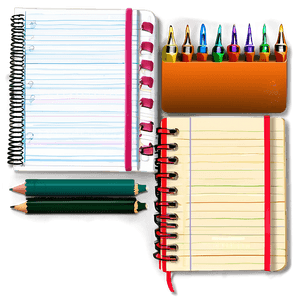 College Ruled Notebook PNG qqi PNG image with transparent background