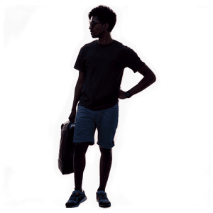 College Student Silhouette PNG vaa21 PNG
