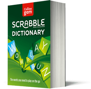 Collins Gem Scrabble Dictionary Cover PNG image with transparent background