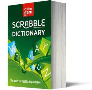 Collins Gem Scrabble Dictionary Cover PNG Image