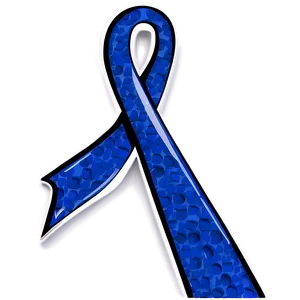 Colon Cancer Ribbon B PNG Image