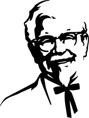 Colonel Sanders Silhouette K F C PNG Image