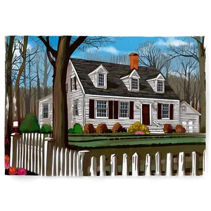 Colonial Connecticut Homes Png 06202024 PNG Image