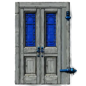 Colonial Door Blueprint Png Lma PNG Image