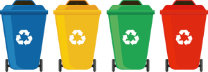 Garbage Clipart Wastebin - Recycle Trash Bin Png, Transparent Png PNG image with transparent background