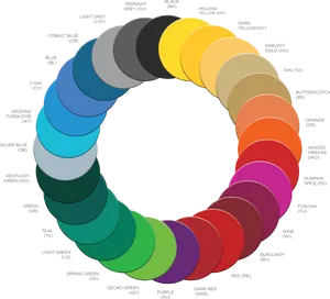 Color Spectrum Arch Visualization PNG Image