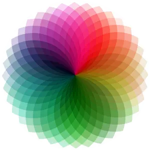 Color Spectrum Sphere Abstract PNG Image