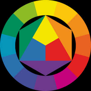 Color Wheel Graphic Design PNG with transparent background