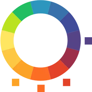 Color Wheel Primary Secondary Tertiary PNG Image