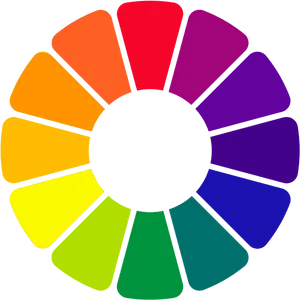 Color Wheel Spectrum Graphic PNG Image