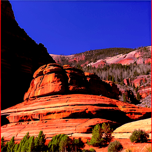 Colorado Red Rocks PNG udq PNG image with transparent background