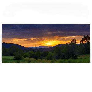 Colorado Sunset PNG brn PNG image with transparent background