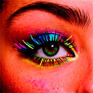 Colored Eyelashes PNG 45 PNG