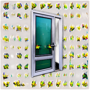 Colored Glass Door PNG 06122024 PNG with transparent background